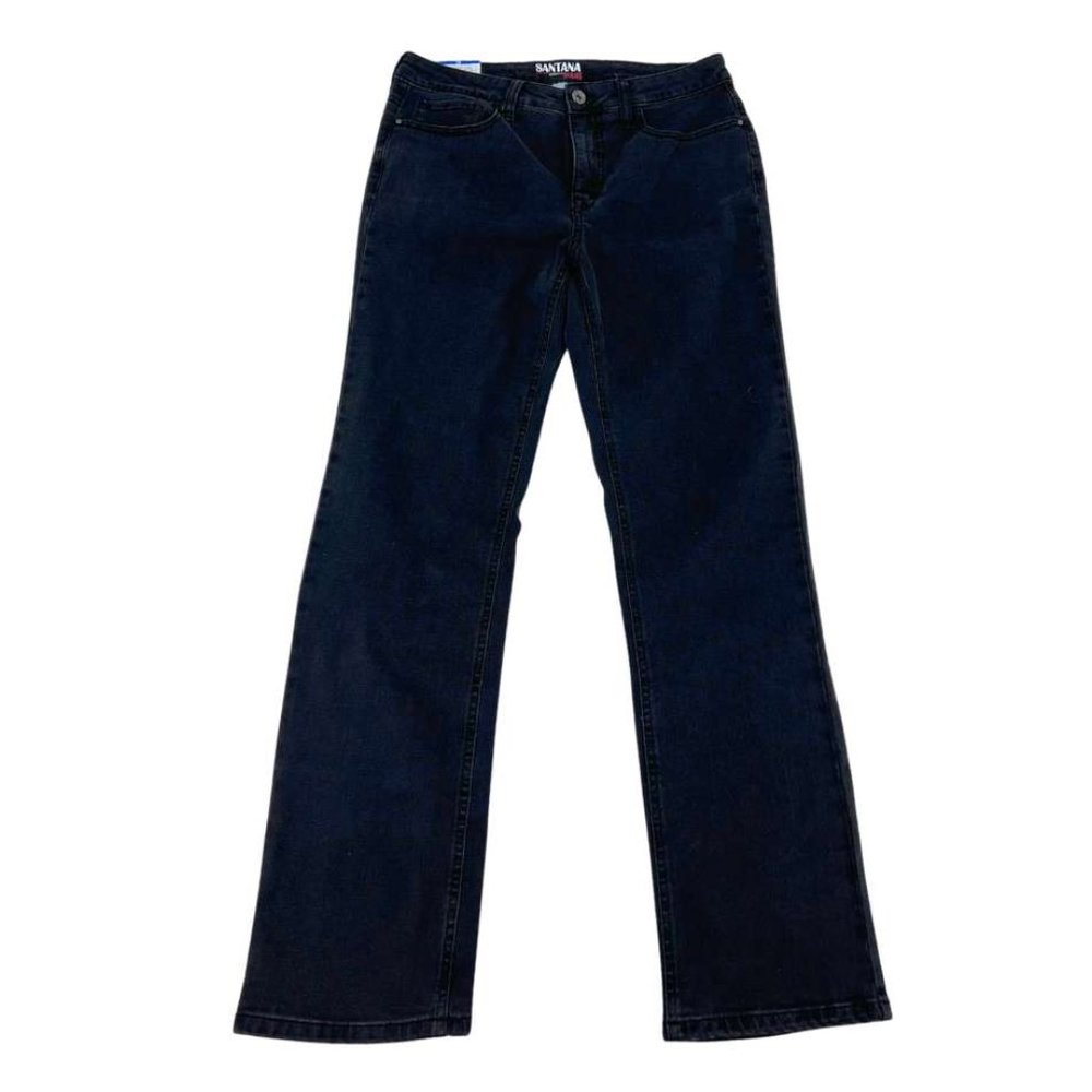 Santana Jeans | Women's Straight Leg Jeans | Tummy Control | Size 10 | Black NEW